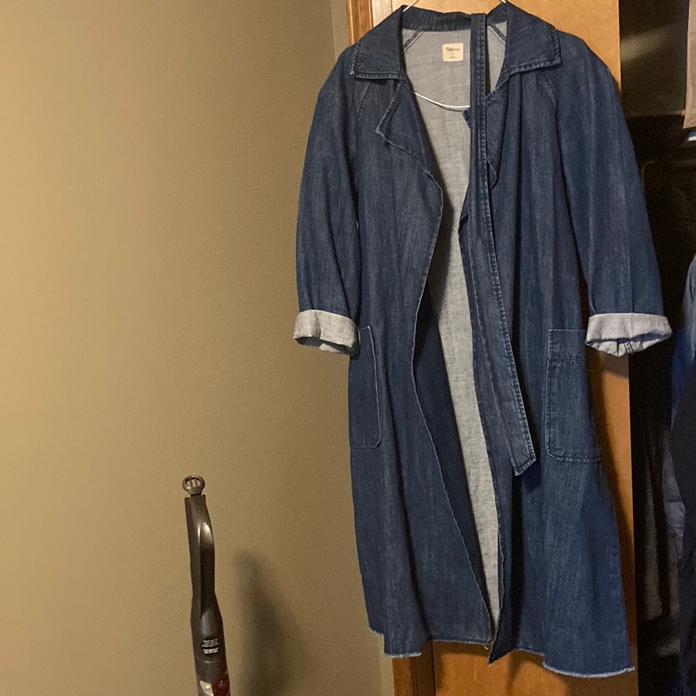 Gap Jean Trench Coat
